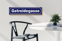 Holzschild Hinweis 46x10cm Getreidegasse Dekoration