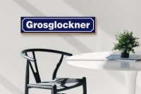 Holzschild Hinweis 46x10cm Grosglockner Dekoration