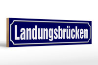 Holzschild Straßenschild 46x10cm...
