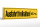Holzschild Straßenschild 46x10cm Ausfahrt freihalten Dekoration