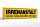 Holzschild Spruch 46x10cm Irrenanstalt komm ruhig rein Dekoration
