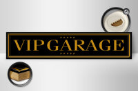 Holzschild Straßenschild 46x10cm VIP Garage Dekoration