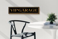 Holzschild Straßenschild 46x10cm VIP Garage Dekoration