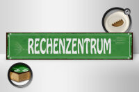 Holzschild Spruch 46x10cm Rechenzentrum Gärtner Garten Dekoration