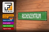 Holzschild Spruch 46x10cm Rechenzentrum Gärtner Garten Dekoration