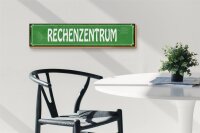 Holzschild Spruch 46x10cm Rechenzentrum Gärtner Garten Dekoration