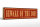 Holzschild Spruch 46x10cm beware of the dog Vorsicht Hund