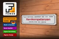 Holzschild Spruch 46x10cm als Mutter gehört es zu den Dekoration