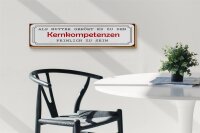 Holzschild Spruch 46x10cm als Mutter gehört es zu den Dekoration