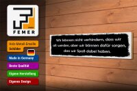 Holzschild Spruch 46x10cm nicht verhindern dass wir alt Dekoration