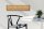 Holzschild Spruch 46x10cm alles lief nach Plan aber Plan Dekoration