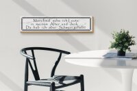 Holzschild Spruch 46x10cm sehe ich Leute in meinem Alter Dekoration