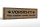 Holzschild Hinweis 46x10cm Vorsicht hier wachen Hunde Dekoration