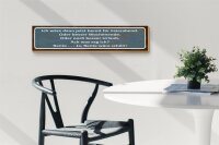 Holzschild Spruch 46x10cm bereit für Feierabend ja Rente Dekoration
