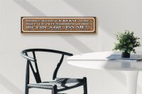 Holzschild Spruch 46x10cm wenn ich Kekse sehe zwei Stimmen Dekoration
