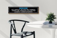 Holzschild Spruch 46x10cm Musik nicht alles im Leben aber Dekoration