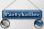 Blechschild Hinweis 46x10 cm Partykeller blaues Schild