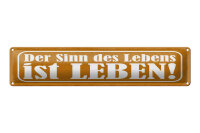 Blechschild Hinweis 46x10 cm Kehrwoche gelbes Schild