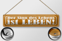 Blechschild Hinweis 46x10 cm Kehrwoche gelbes Schild