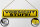 Blechschild Hinweis 46x10 cm Vorsicht Stufe gelbes Schild