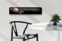Blechschild Einstein Zitat 46x10 cm Der Horizont  vieler Menschen ist wie