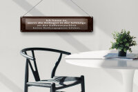 Blechschild Spruch 46x10 cm an der Kaffeemaschine keine Rettungsgasse Schild
