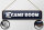 Blechschild Hinweis 46x10 cm game room blaues Schild