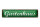 Blechschild Hinweis 46x10 cm Gartenhaus grünes Schild