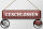Blechschild Hinweis 46x10 cm Geschlossen rotes Schild