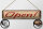 Blechschild Hinweis 46x10 cm Open beige Deko Schild