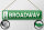 Blechschild Hinweis 46x10 cm Broadway Freiheitsstatue Deko Schild