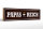 Holzschild Spruch 46x10cm Papas Reich Grill Dekoration