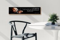 Holzschild Einstein Zitat 46x10 cm Die besten Dinge im Leben Schild