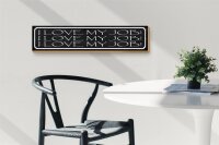 Holzschild Spruch 46x10cm i love my Job liebe meine Arbeit Dekoration