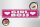 Holzschild Hinweis 46x10cm Girl Boss pink Herz Geschenk Dekoration