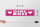 Holzschild Hinweis 46x10cm Girl Boss pink Herz Geschenk Dekoration