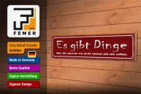 Holzschild Spruch 46x10cm es gibt Dinge über die spreche Dekoration