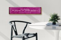 Holzschild Spruch 46x10cm Freund ich kann wieder lachen