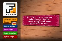 Holzschild Spruch 46x10cm Gibt Menschen einfach glücklich Dekoration