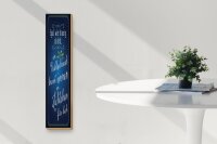 Holzschild Spruch 10x46cm Im Kühlschrank brennt immer Licht für dich