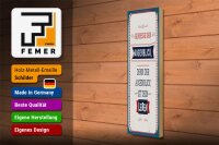 Holzschild Spruch 10x46cm denn der Augenblick ist dein Leben Dekoration