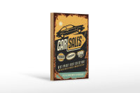 Holzschild Retro 12x18cm Car Sales best price Auto