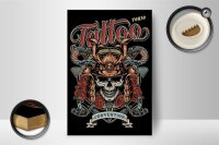 Holzschild Tattoo 12x18cm Tokio Convention 13 May