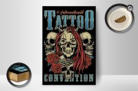 Holzschild Tattoo 12x18cm International Tattoo Convention