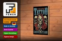 Holzschild Tattoo 12x18cm International Tattoo Convention