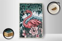 Holzschild Retro 12x18cm Tropic Paradise California