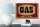 Holzschild Hinweis 12x18cm GAS open 24 hours