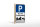 Holzschild Parken 12x18cm Parkplatzschild mit Parkausweis