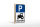 Holzschild Parken 12x18cm Parkplatz Traktor