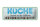 Blechschild Hinweis 27x10 cm Küche Eintritt nur für Hilfsbereite blaues Schild